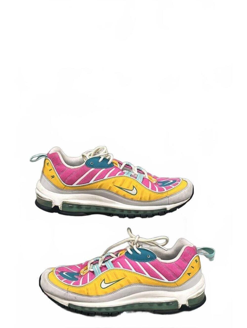 Nike Air Max 98 Easter Psychic Purple University Gold Sneakers Women's Size 10 - Picture 2 of 6